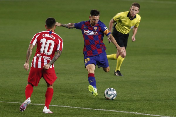 Lionel Messi a Ángel