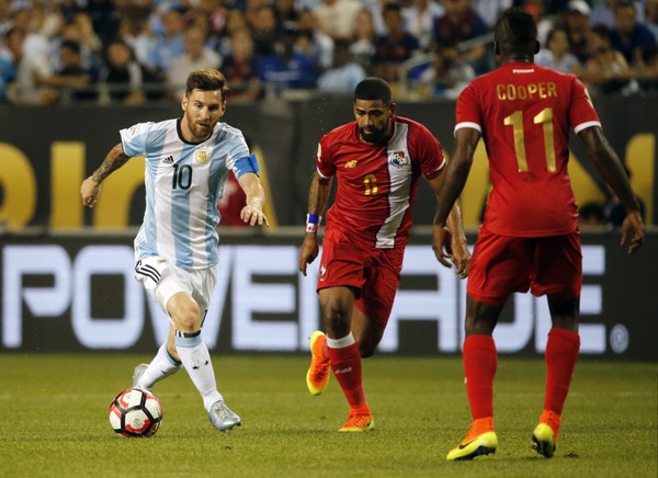 Momentka zo zápasu Argentína