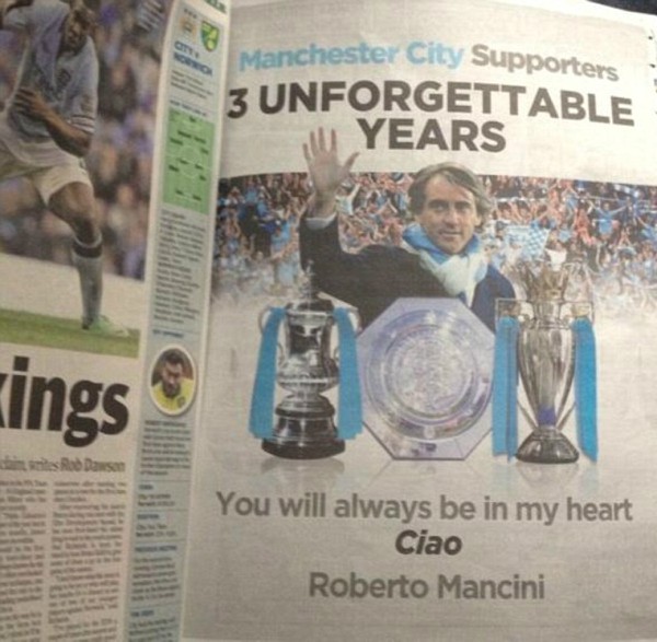 Roberto Mancini sa rozlúčil
