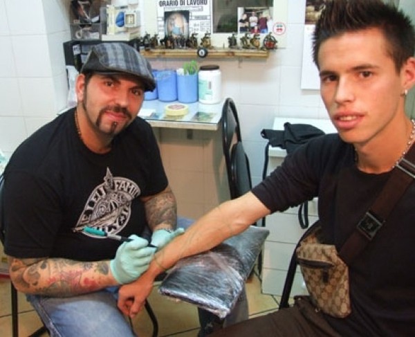 Marek Hamšík v tetovacom