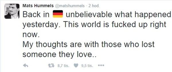 Mats Hummels takto popísal