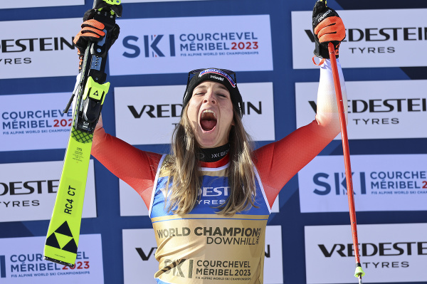 Švajčiarska lyžiarka Jasmine Fluryová