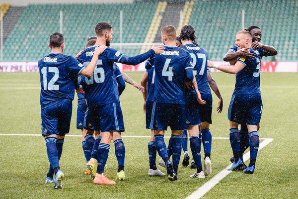 Radosť hráčov ŠK Slovan