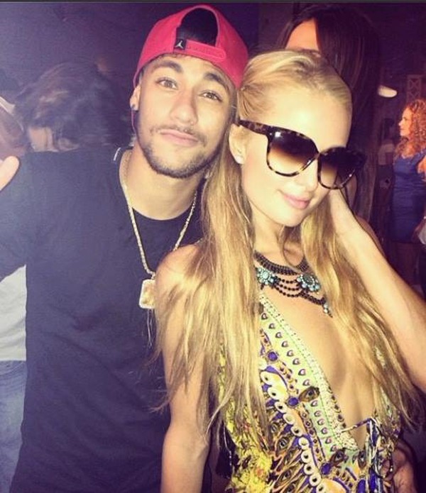 Neymar a Paris Hilton