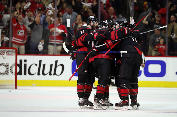 Hokejisti tímu Carolina Hurricanes