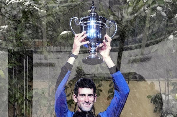 Obrázok srbského tenistu Novaka