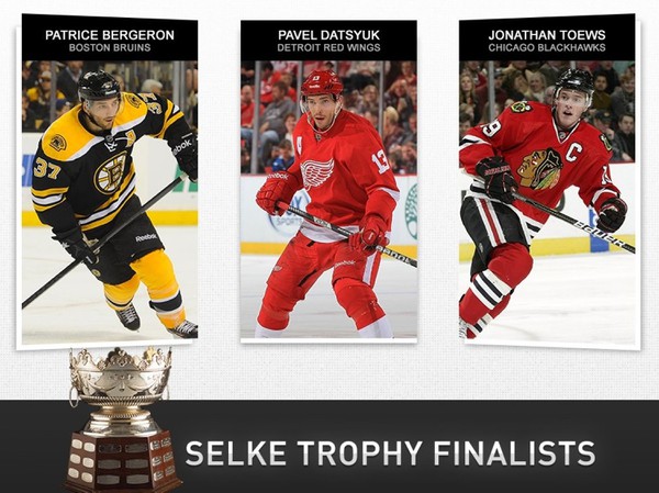 Kandidáti na Selke Trophy: