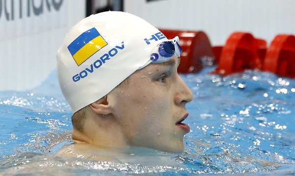 Ukrajinský plavec Andrij Govorov