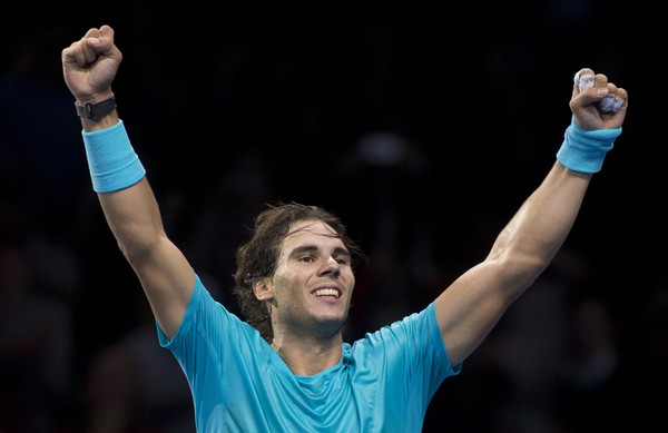 Rafael Nadal po triumfe