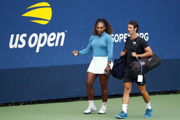 Serena Williamsová a Patrick