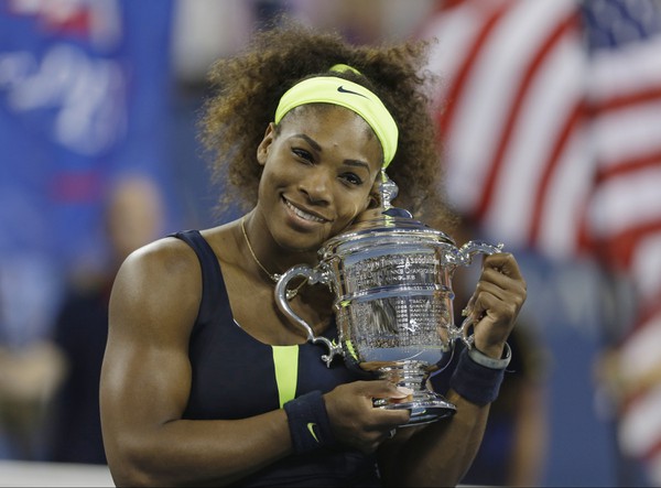 Serena Williamsová ako víťazka