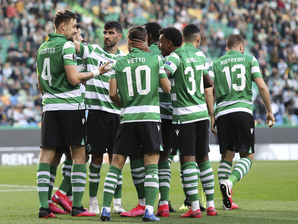 Radosť hráčov Sportingu Lisabon