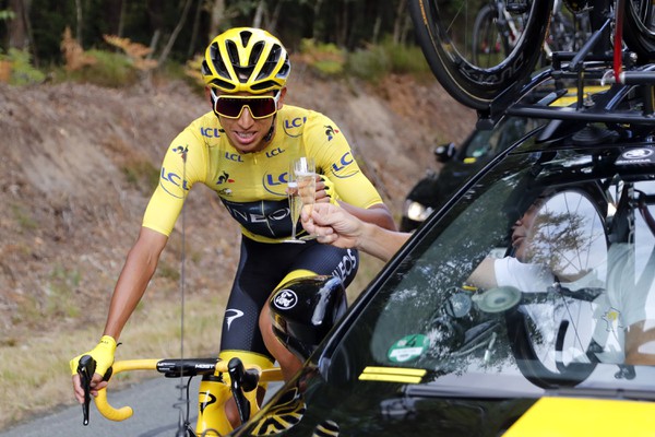 Na snímke kolumbijský cyklista