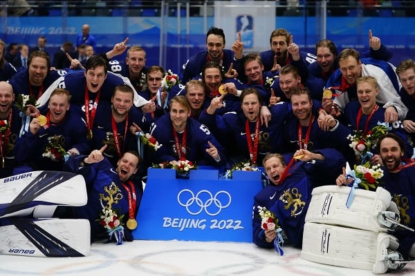 Fínski hokejisti so zlatými