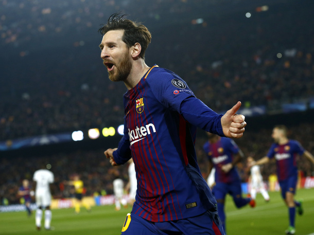 Messi sa raduje z gólu
