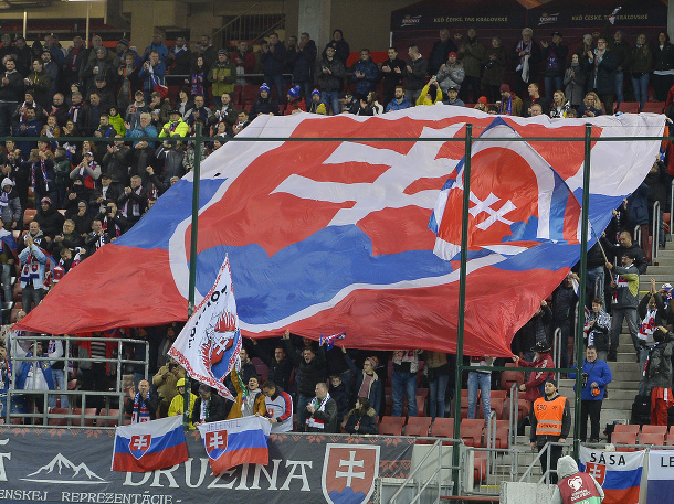 Slovenskí fanúšikovia v Trnave