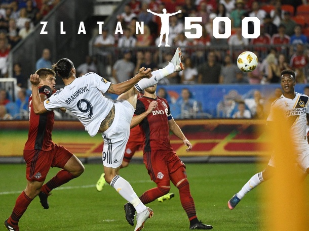 Zlatan Ibrahimovič strelil výstavný 500. gól v kariére